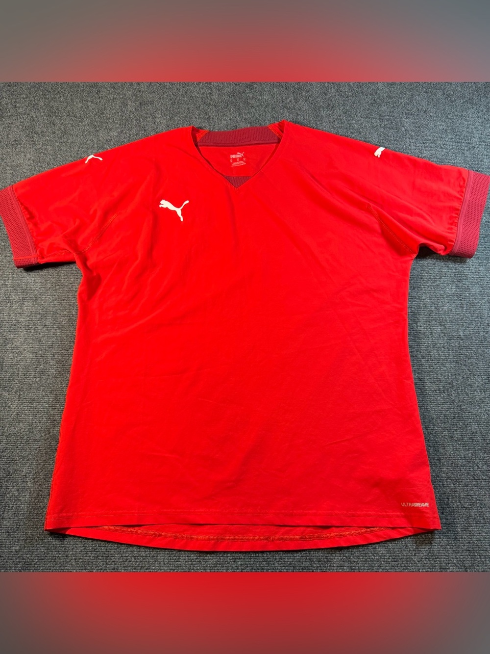 Puma Soccer TeamFINAL Jersey Puma Red Colorway Size XL